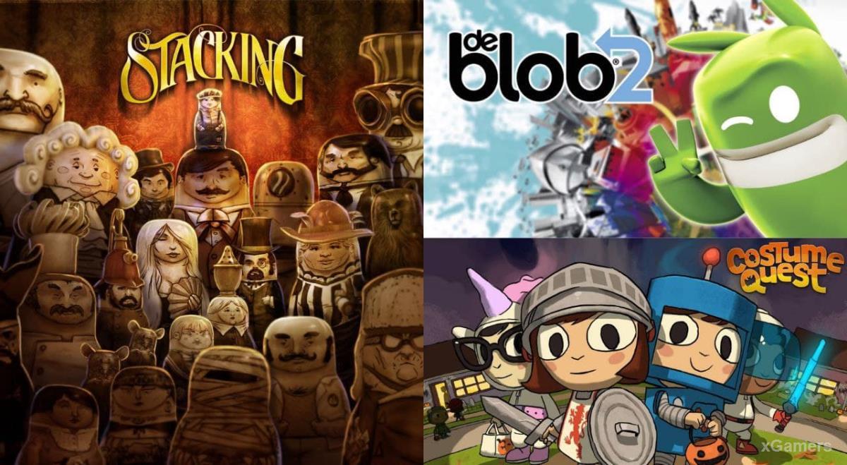 Раздача – de Blob 2, Costume Quest, Stacking