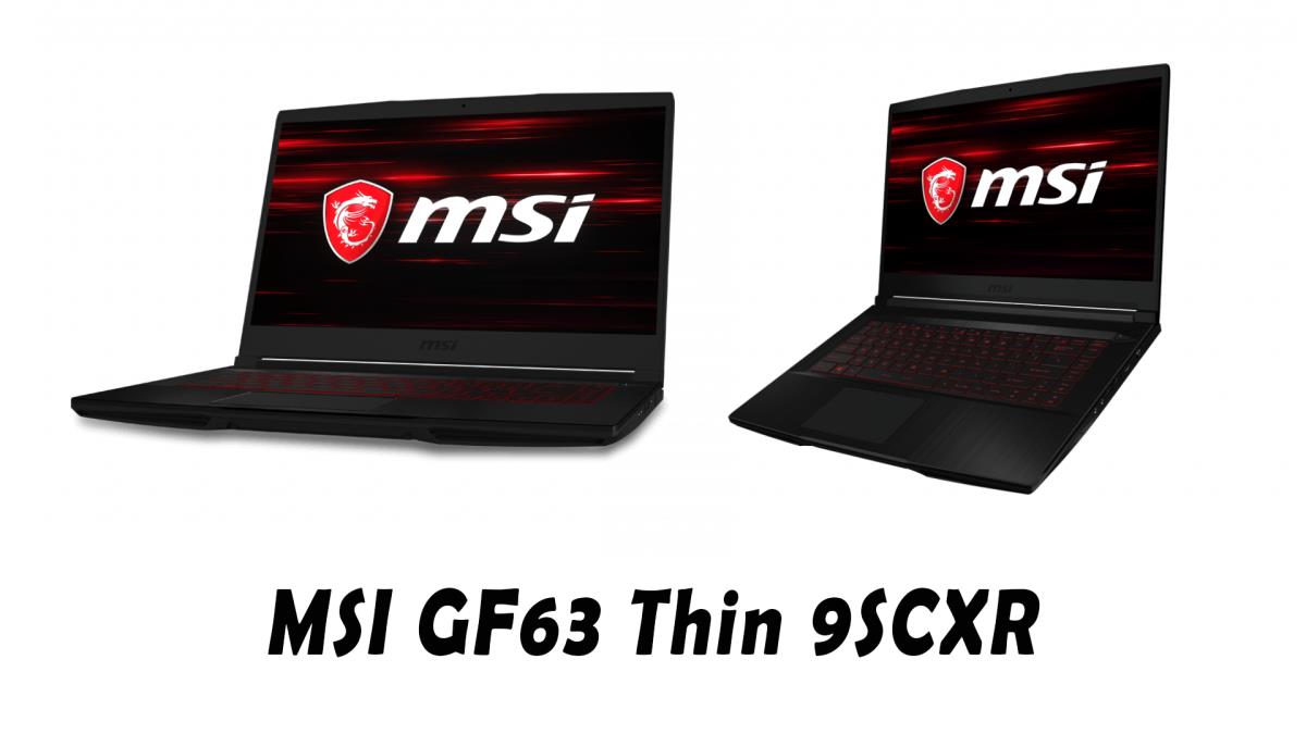 Ноутбук MSI GF63 Thin 9SCXR