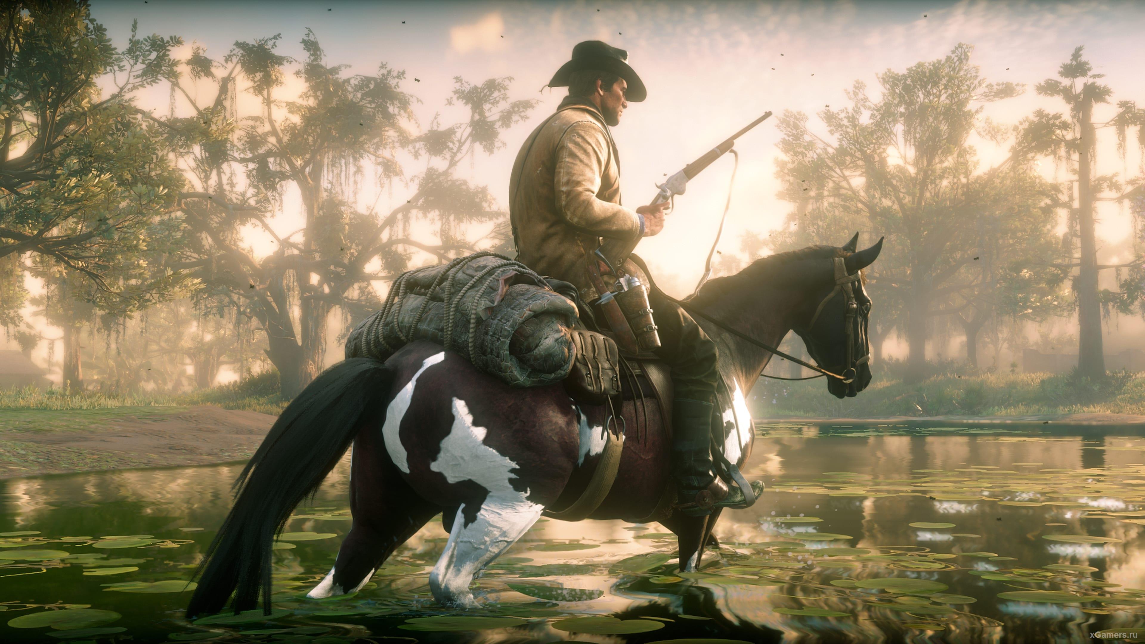 Запрет приближаться к водоемам при прохождении задания в игре RDR 2