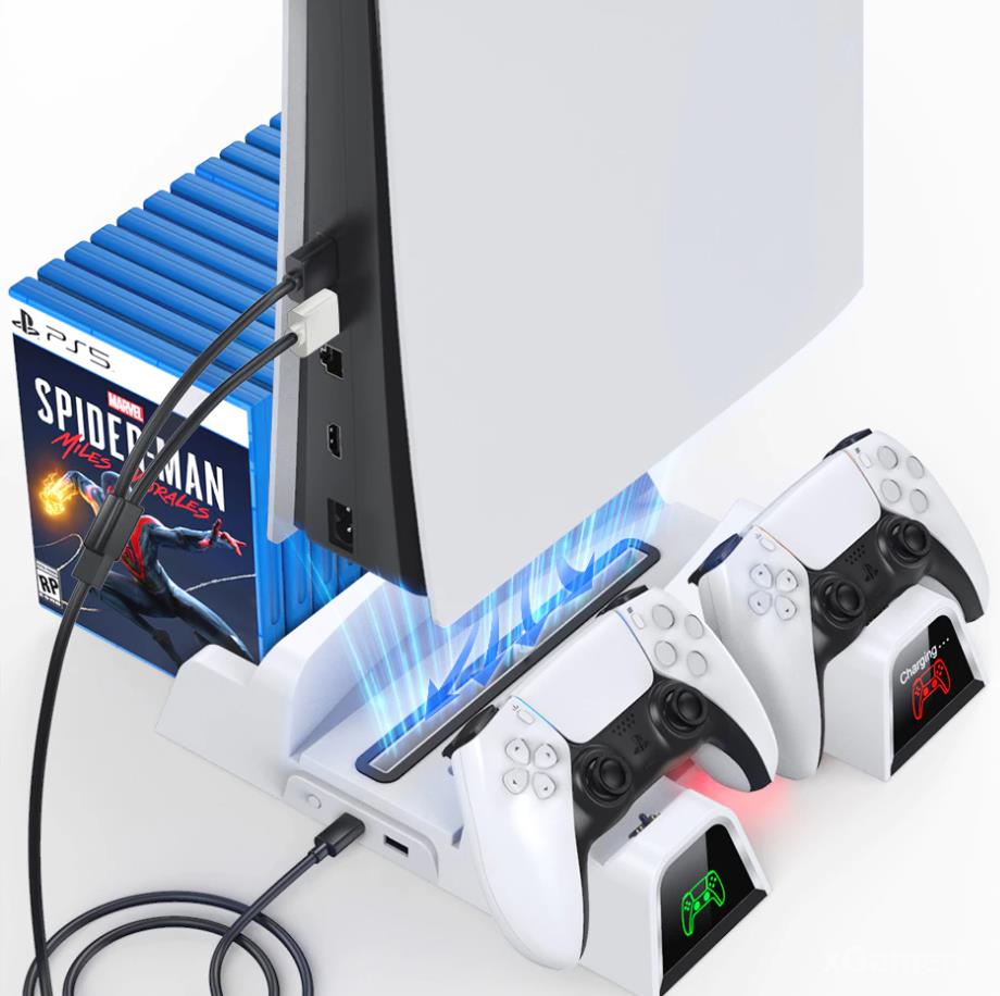 Охлаждающая подставка с док-станцией для консоли Sony PlayStation 5