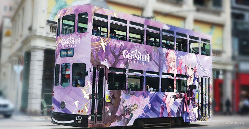 Стилизация автобуса в Genshin Impact