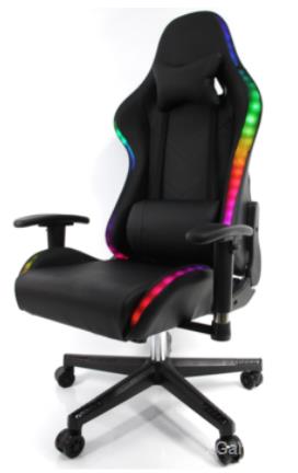 Игровое кресло с RGB подсветкой Спарта DF-169
