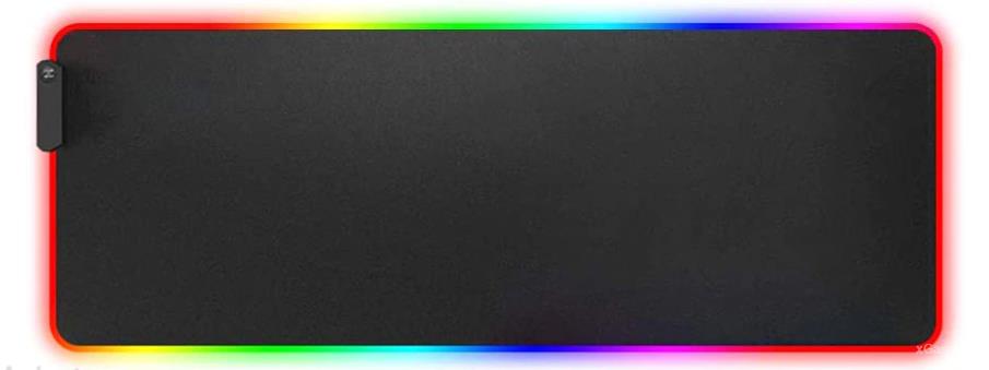Большой коврик для мыши и клавиатуры с RGB подсветкой