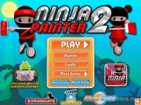 Ninja Painter 2 - играть флеш онлайн, игра без регистрации