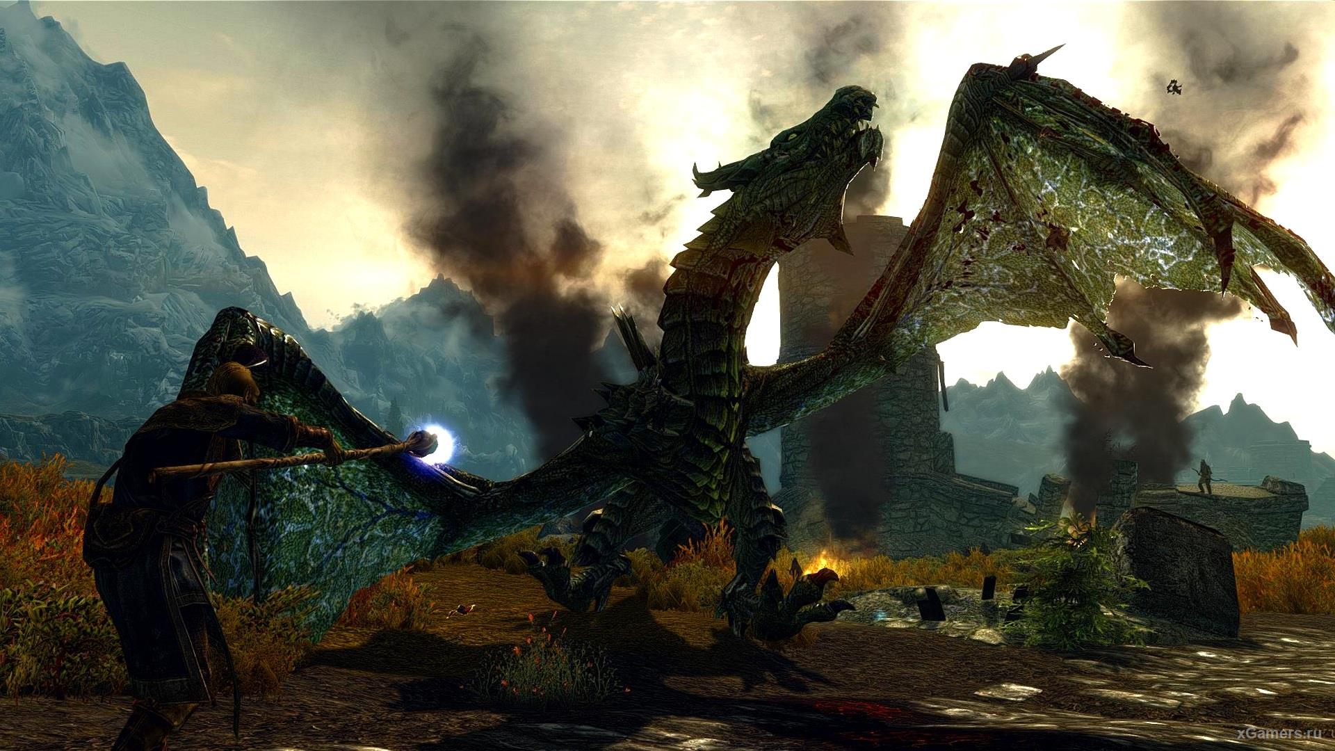 Мирмулнир – первый дракон с которым игроку придется сразиться