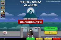 Sticky Ninja Academy - флеш онлайн игра без регистрации