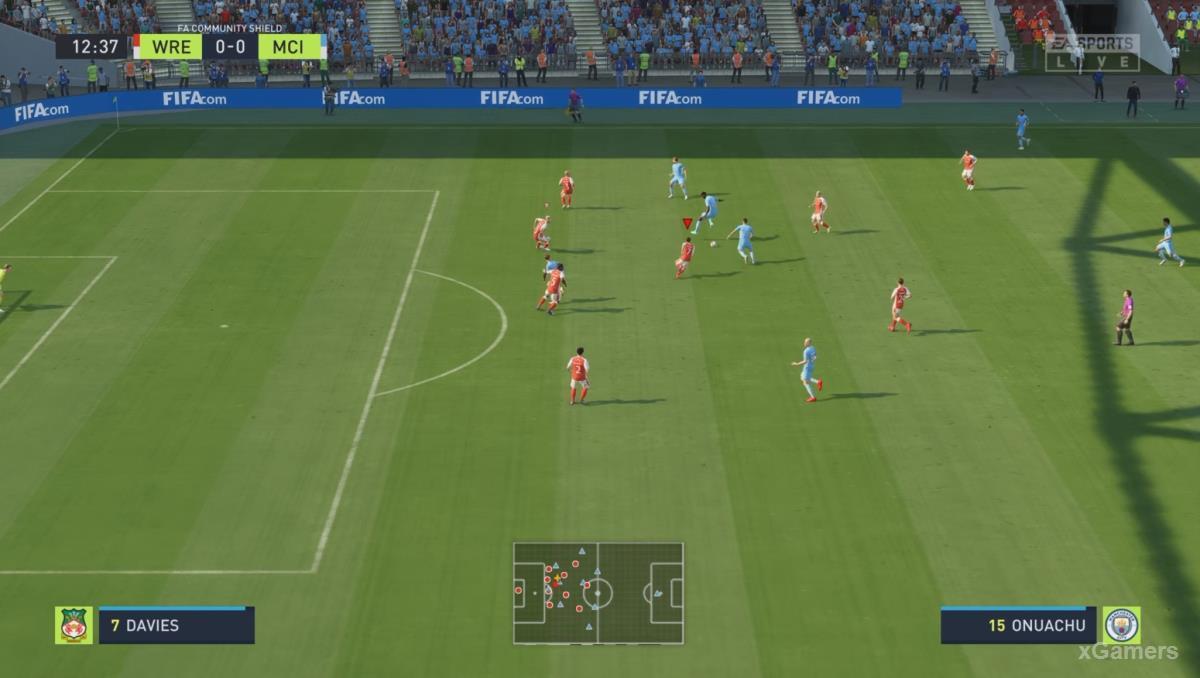 Скриншот геймплея FIFA 22