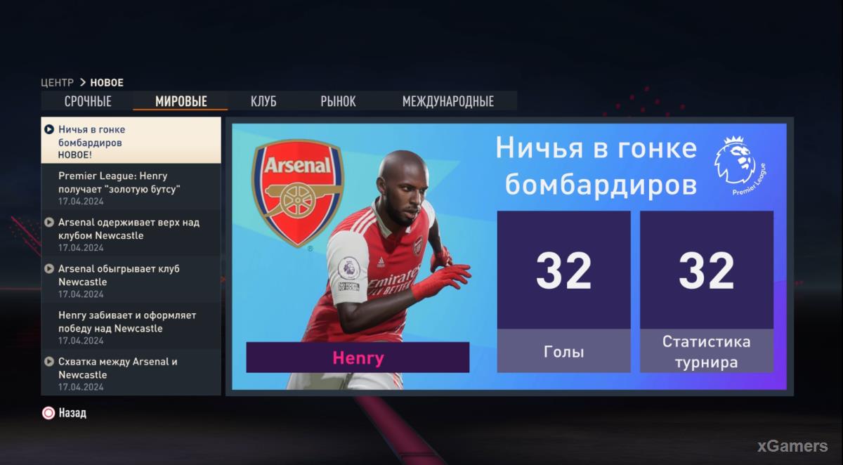 FIFA 23 Интересный сюжет Карьеры за игрока Тьерри Анри