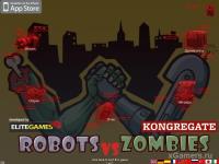 Robots vs Zombi - флеш онлайн игра без регистрации