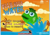 Fish Need Water (Рыбам нужна вода) - флеш онлайн игра без регистрации