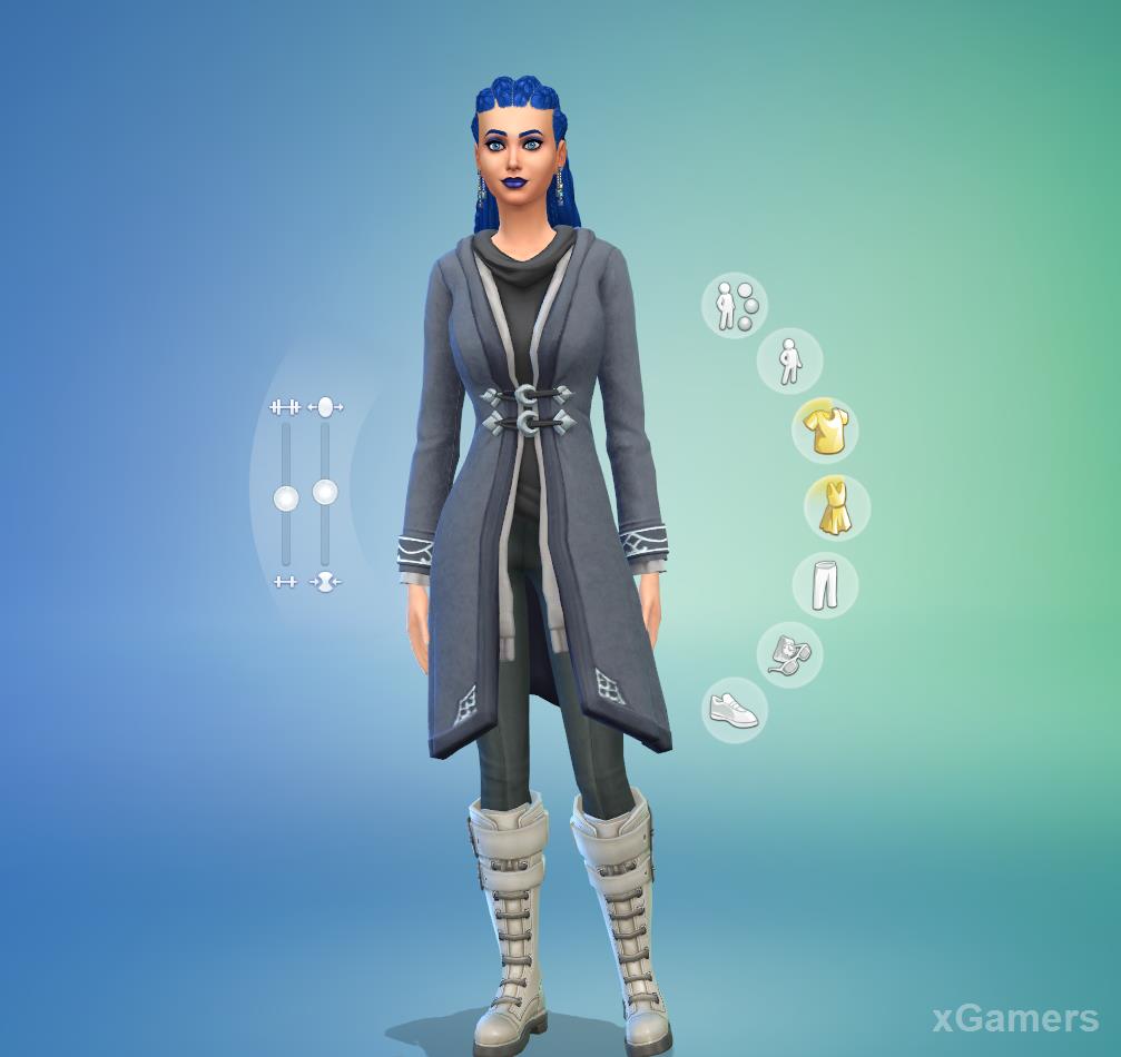 Sims 4 - формирование персонажа для игры