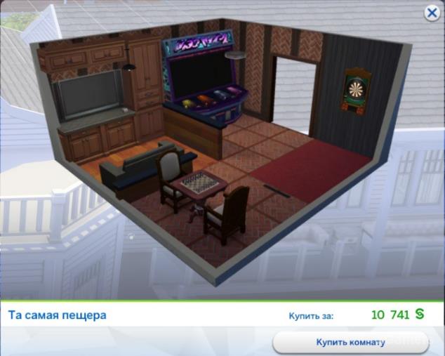 Детальный обзор комнаты: Та самая пещера в The Sims 4: Веселимся вместе