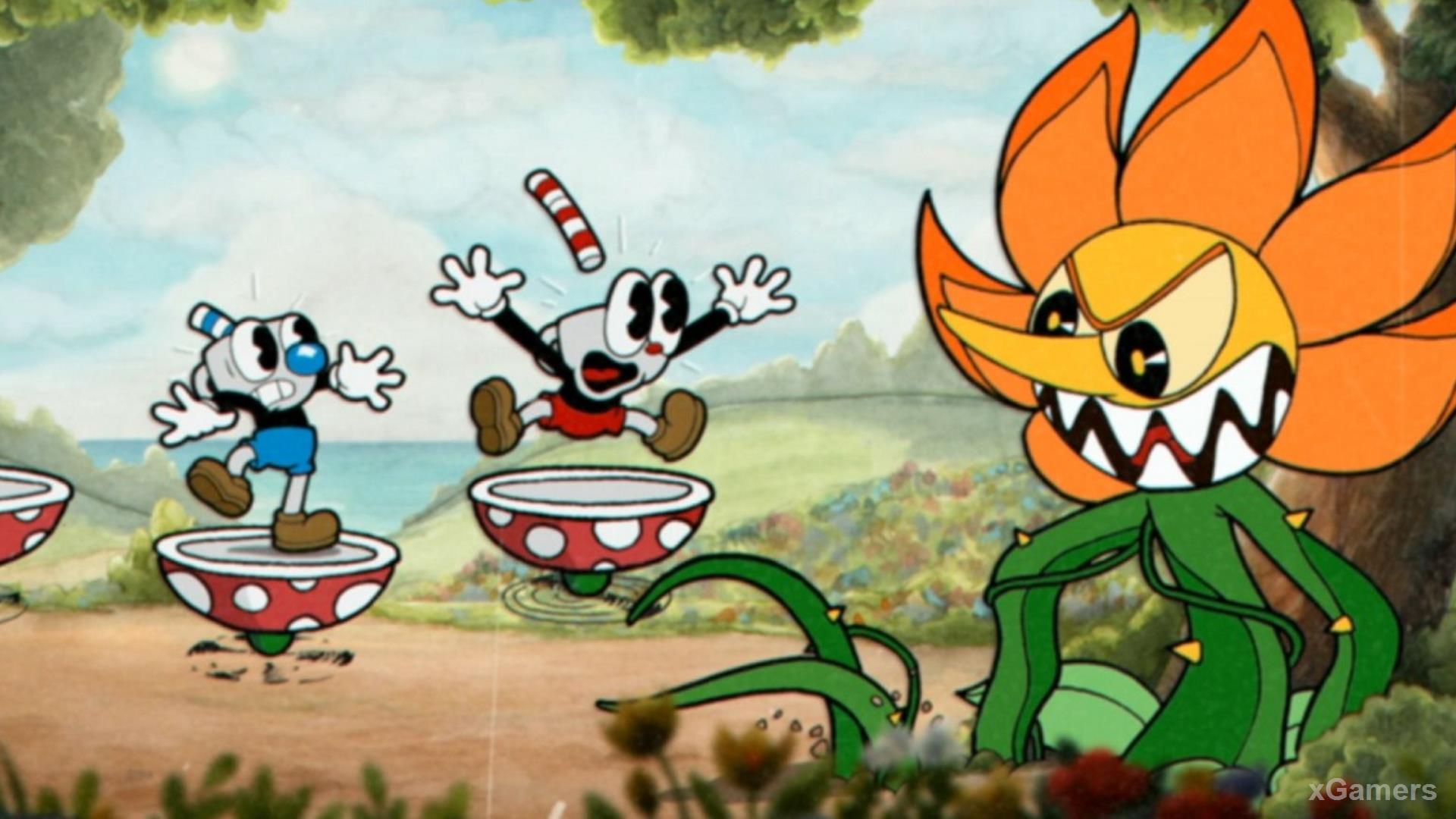 Cuphead - одна из лучших игр на двоих для Nintendo Switch