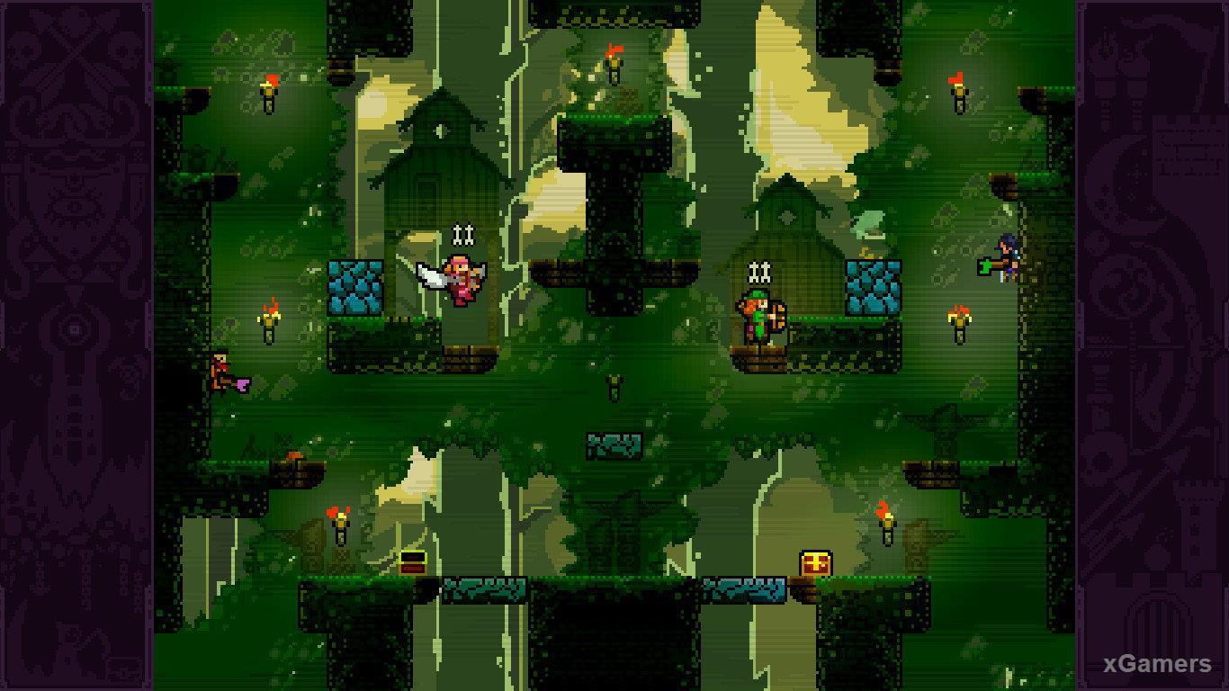 TowerFall Ascension - соревновательная игра до 4-х человек