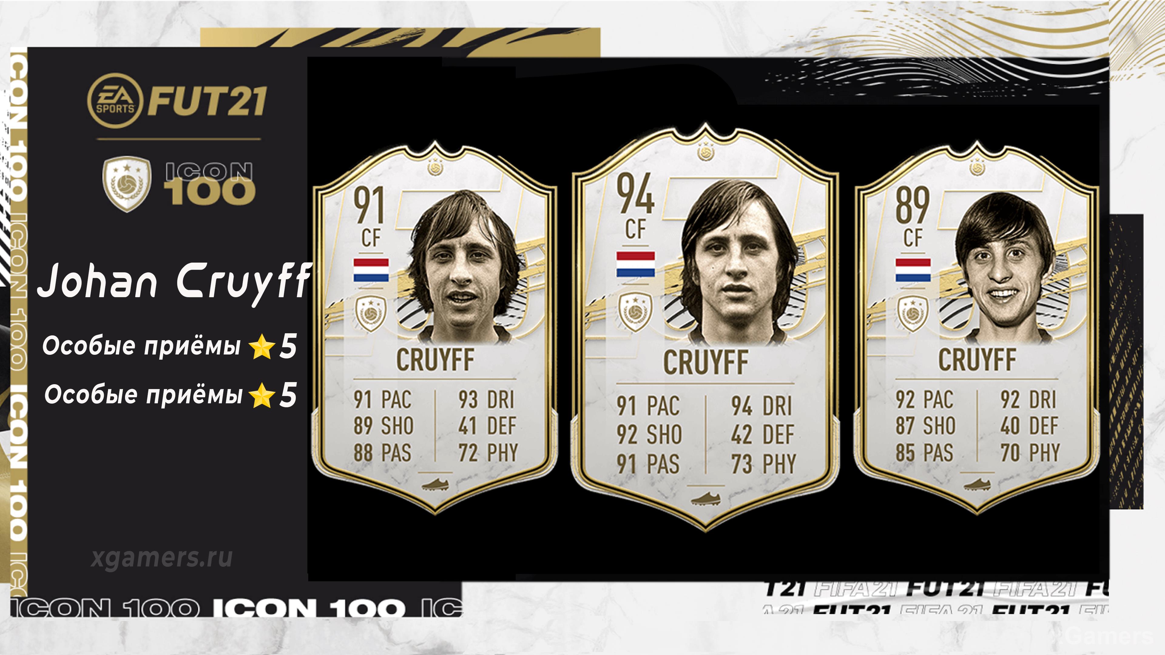 Карточка Johan Cruyff - Fifa 21