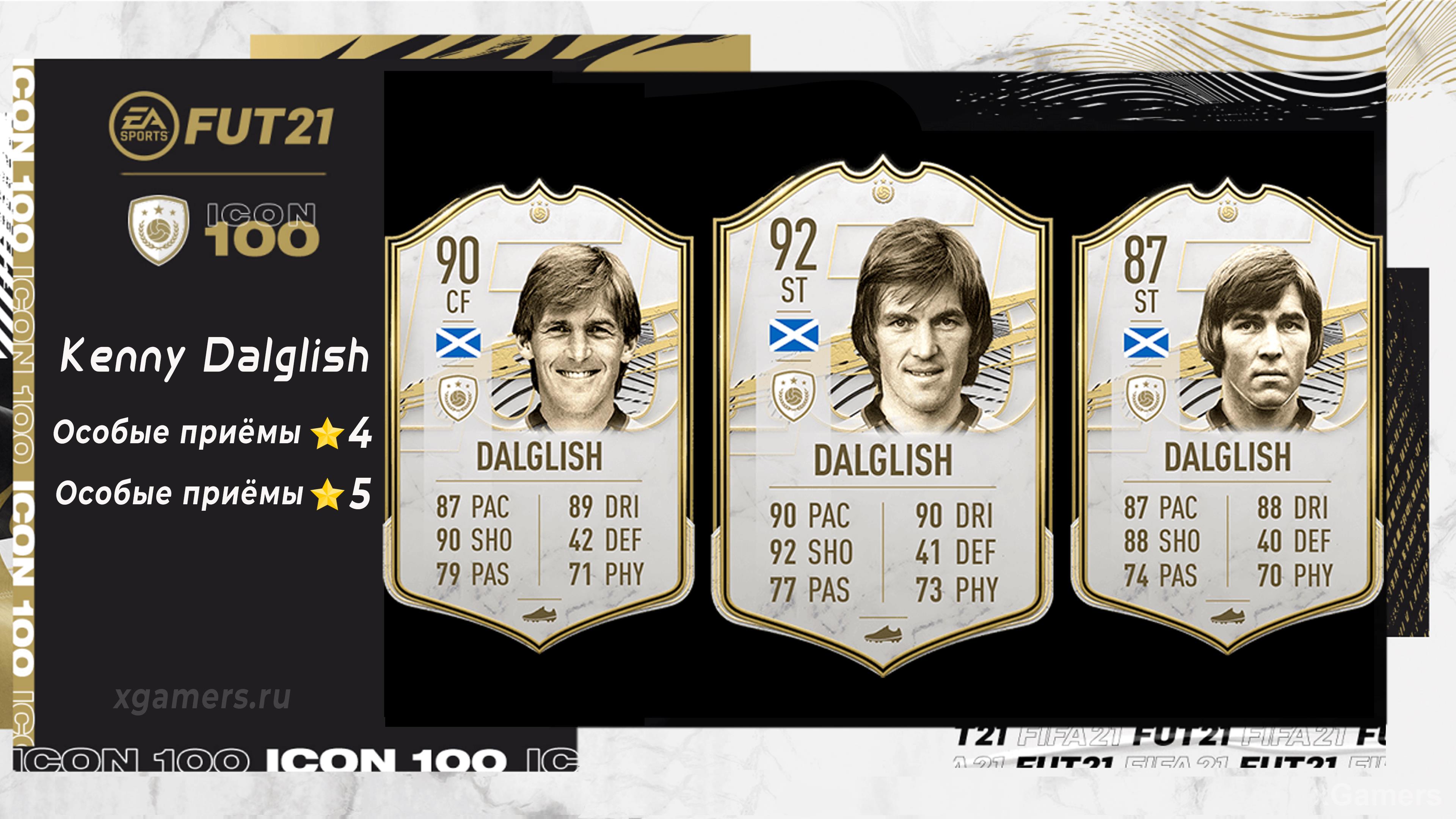 Карточка Kenny Dalglish - Fifa 21