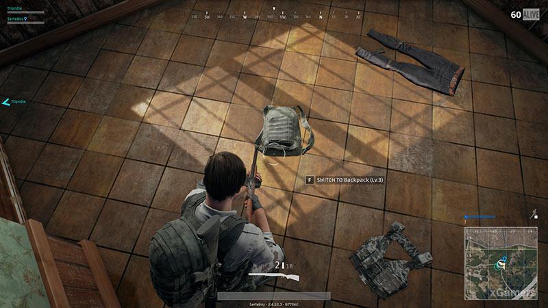 Модификация рюкзаков в PUBG