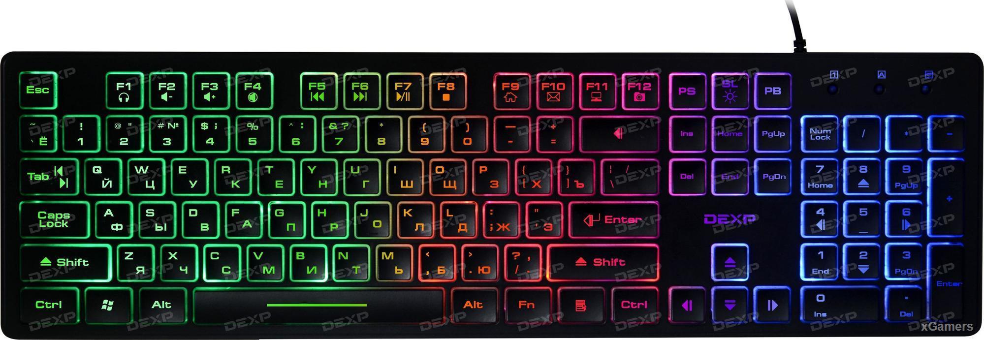 Клавиатура DEXP K-5003BU - лучший бюджетный вариант