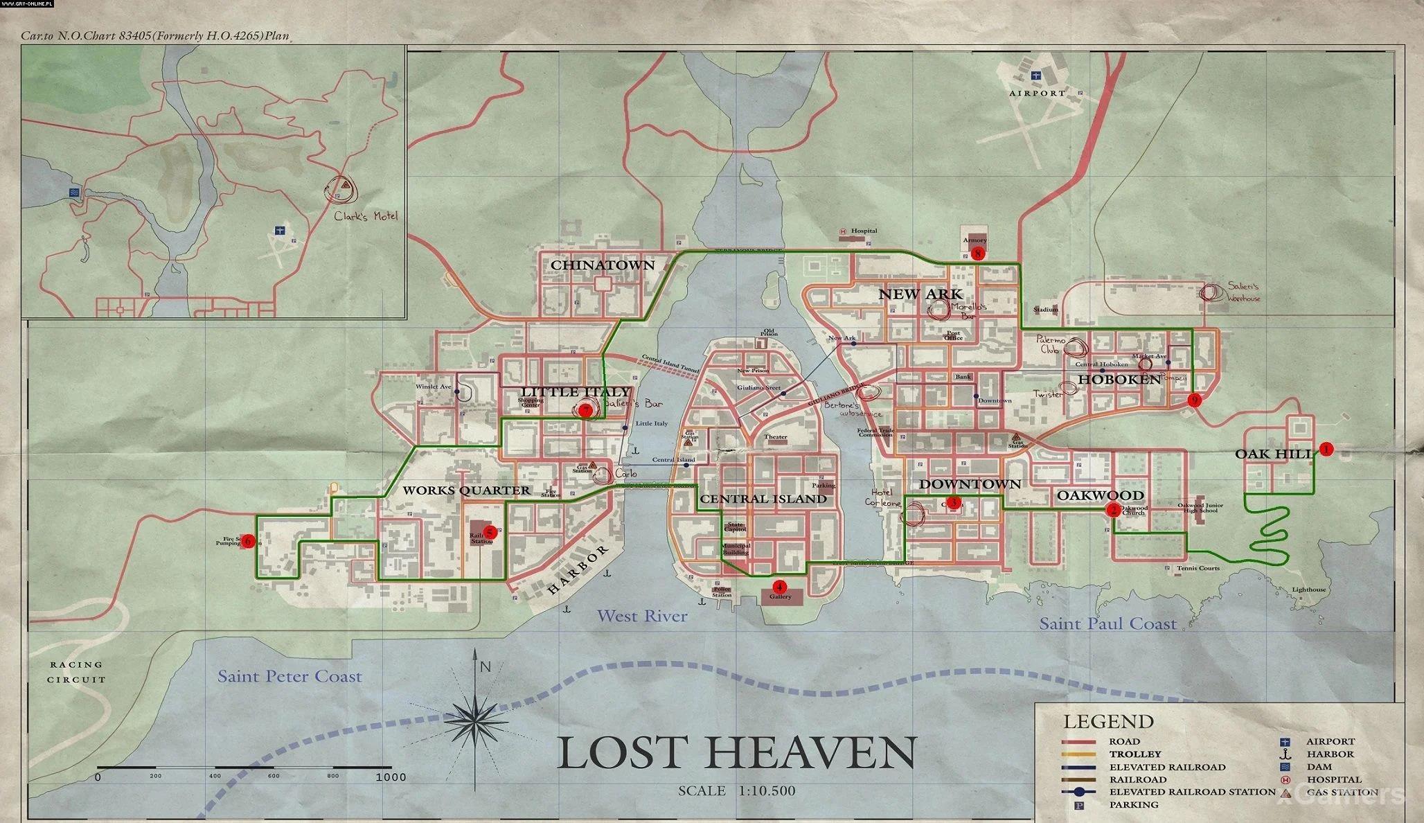 Карта Lost Heaven