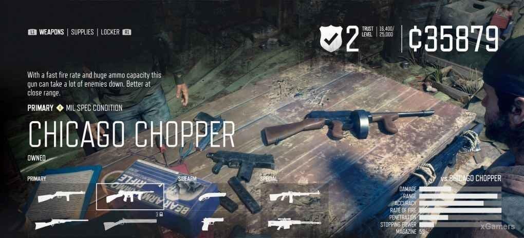 Chicago Chopper - очень мощный пулемет 