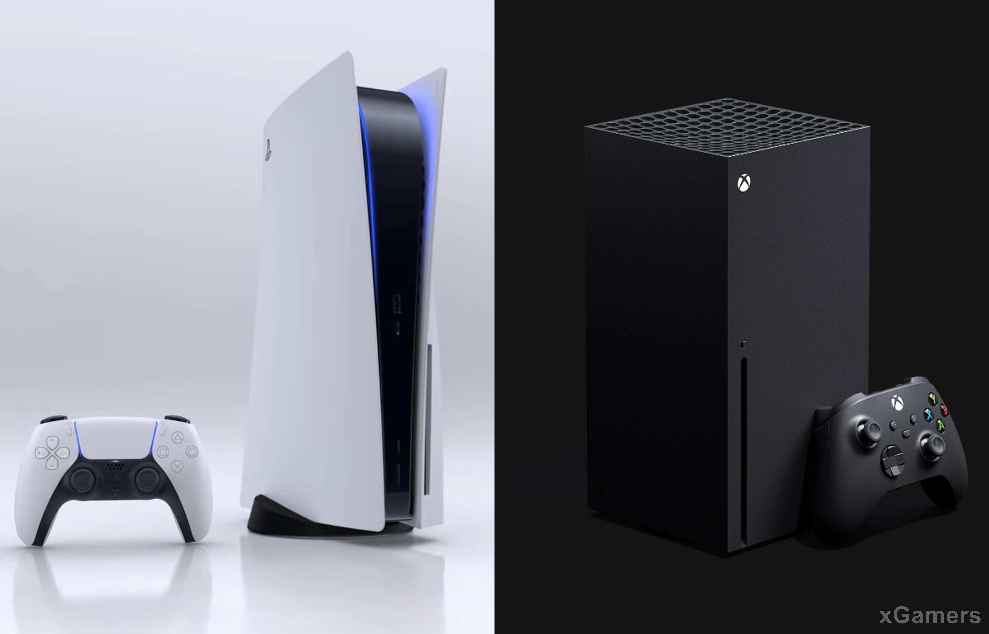 Официальные изображения консолей нового поколения PS5 и Xbox Series X