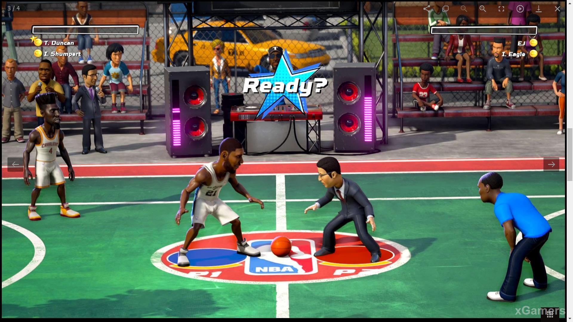 NBA Playgrounds: Одиночная и совместная игра 