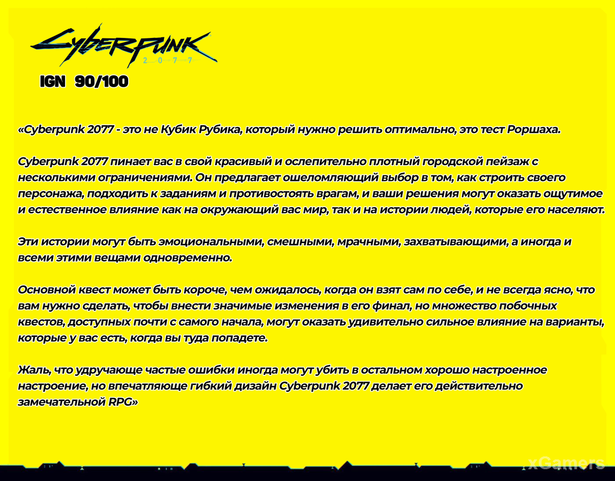 IGN о Cyberpunk 2077
