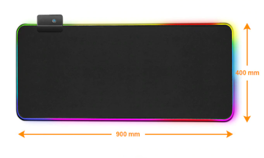 Коврик EASYIDEA для мышки и клавиатуры с RGB 