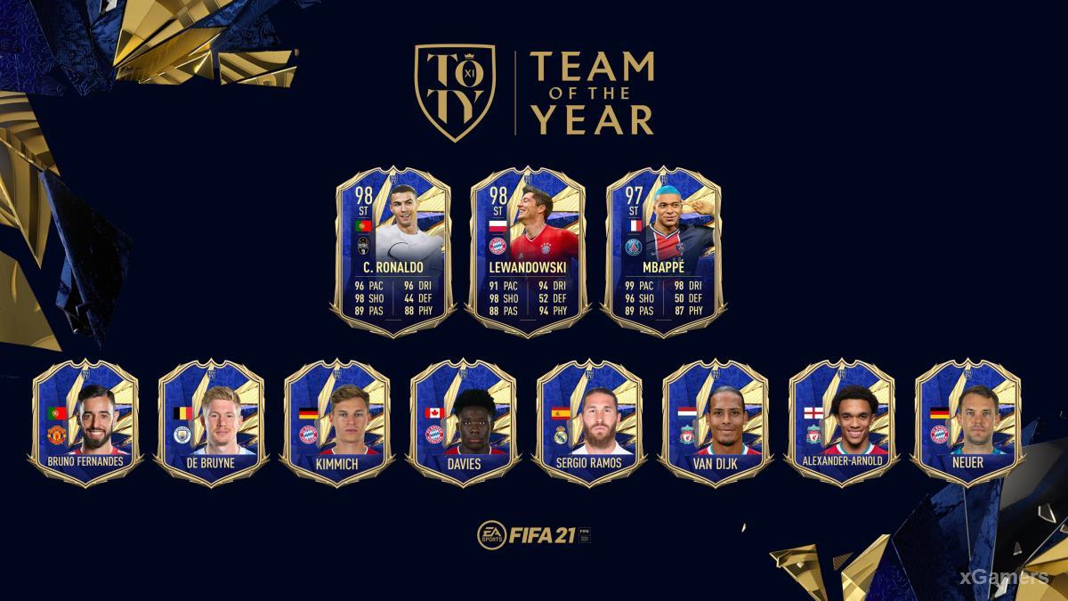 Команда года TOTY FIFA 21